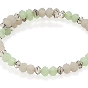 Alex and Ani Vintage 66 Road to Romance Mint Sentiment Wrap Bracelet
